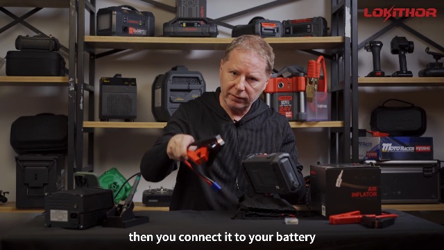 Amazon.com: LOKITHOR JA301 Jump Starter with Air Compressor(8.0L